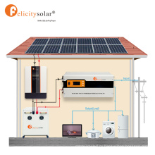 Felicitysolar 3KW Home Используйте солнечную генераторную систему солнечной энергии для света/ вентилятора и телевизора